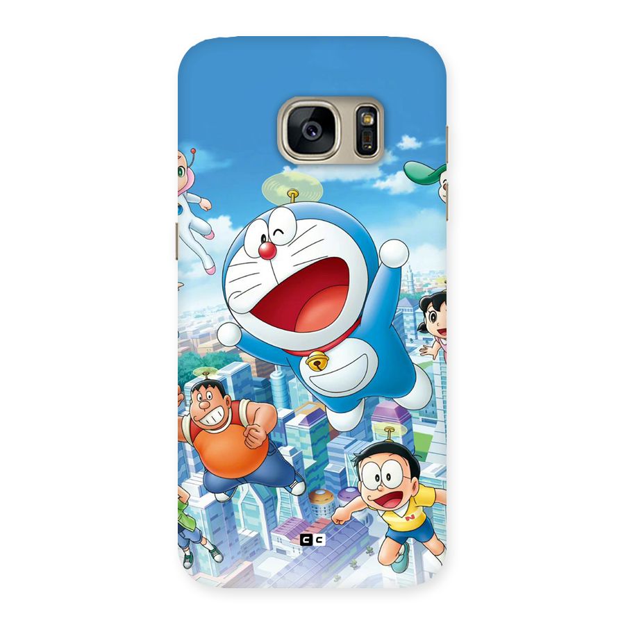 Doremon Flying Back Case for Galaxy S7