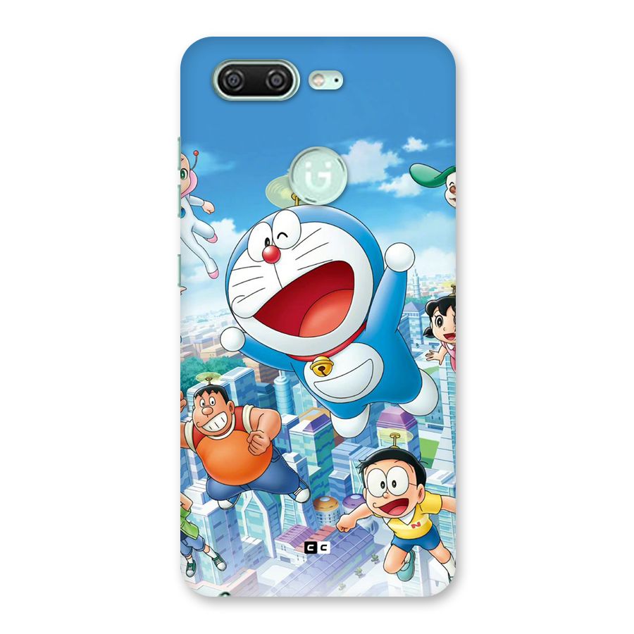 Doremon Flying Back Case for Gionee S10