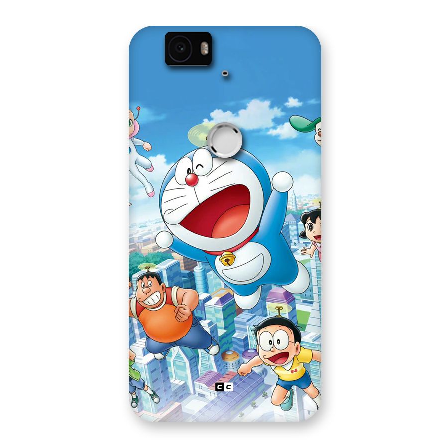 Doremon Flying Back Case for Google Nexus 6P