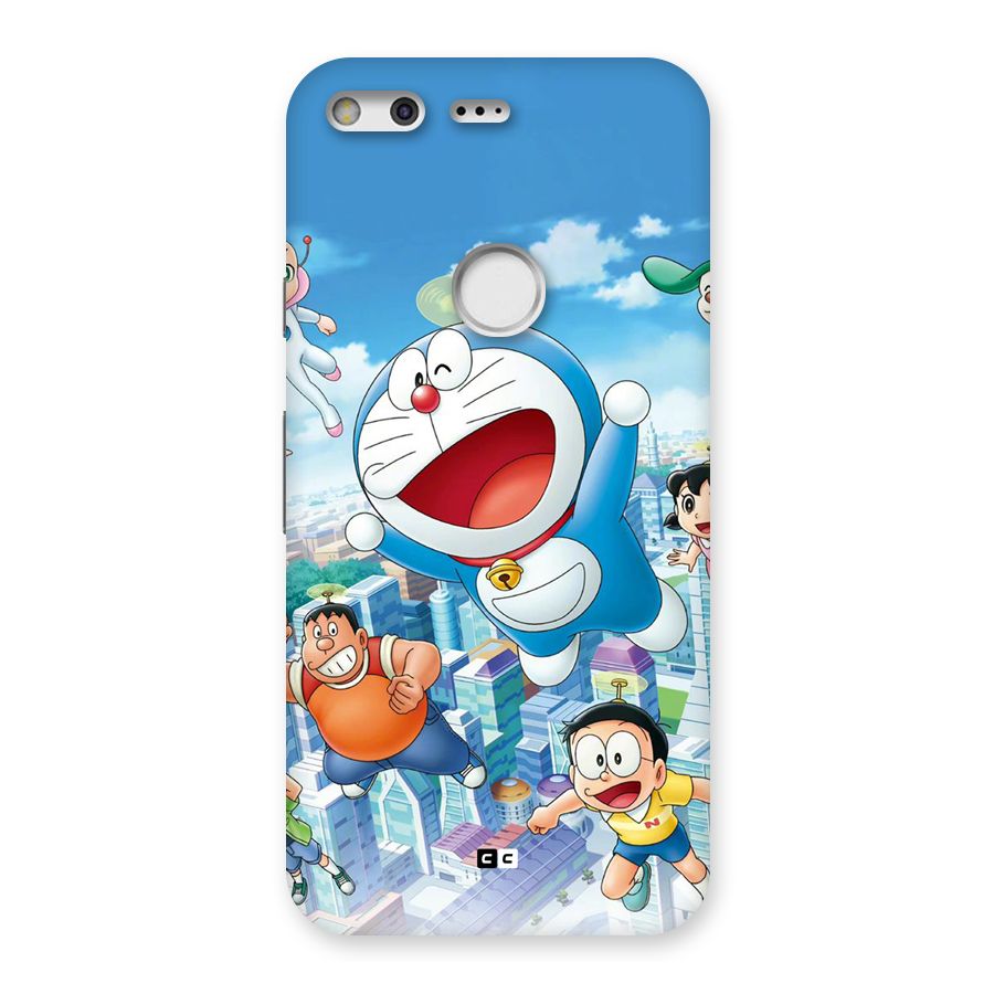 Doremon Flying Back Case for Google Pixel XL
