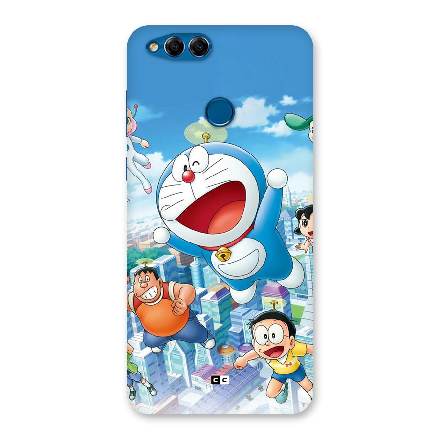 Doremon Flying Back Case for Honor 7X