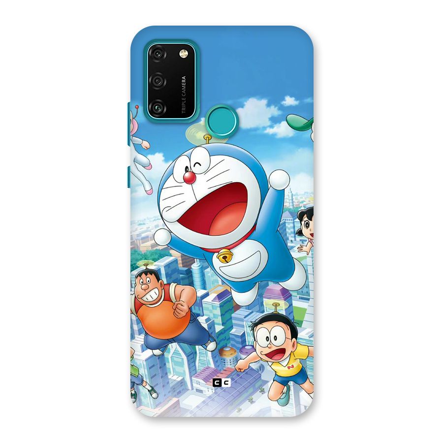 Doremon Flying Back Case for Honor 9A
