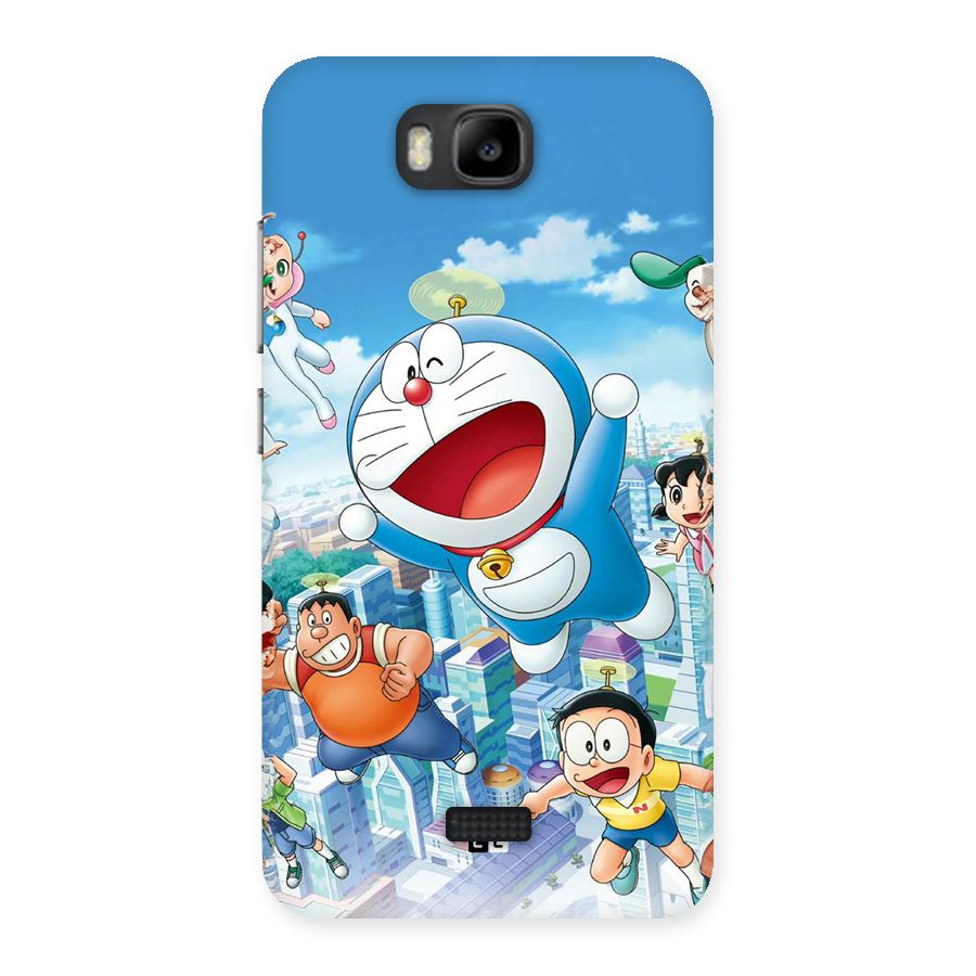 Doremon Flying Back Case for Honor Bee