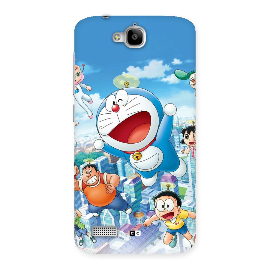 Doremon Flying Back Case for Honor Holly