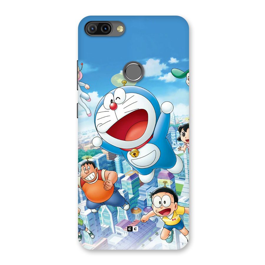 Doremon Flying Back Case for Infinix Hot 6 Pro