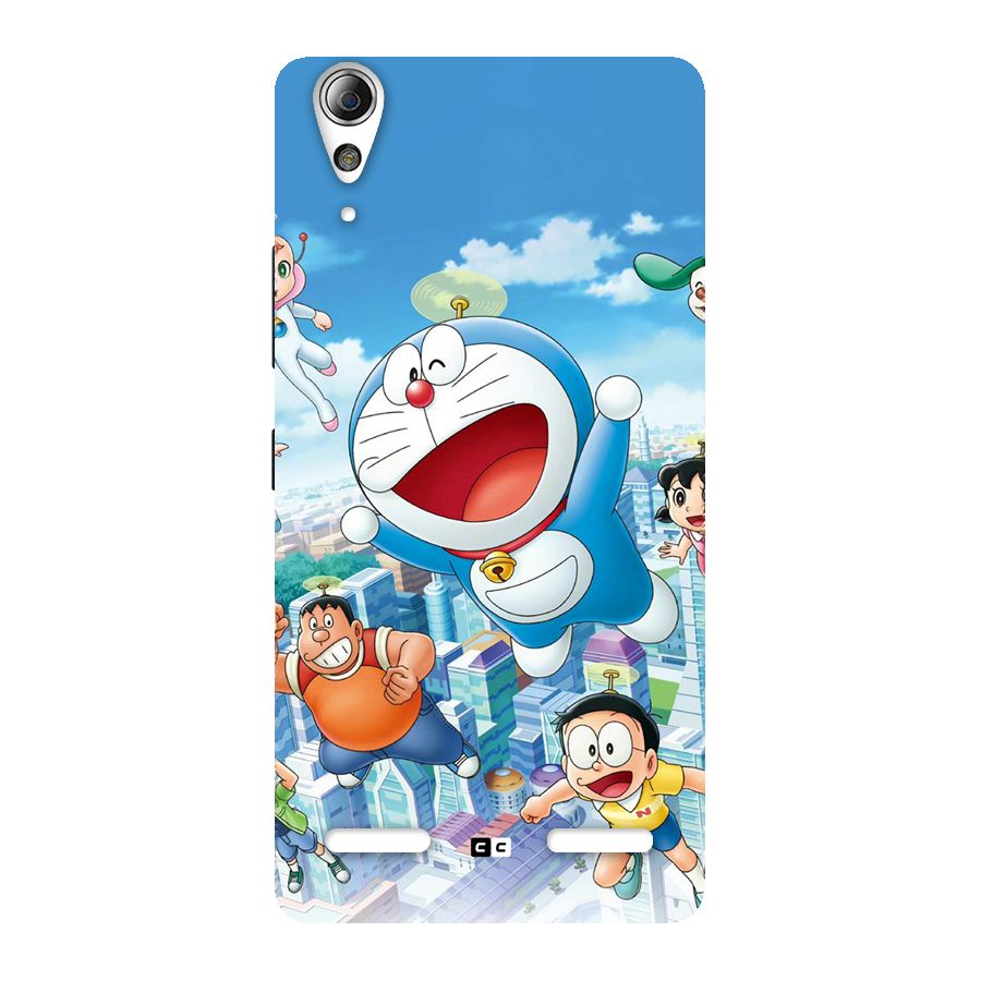 Doremon Flying Back Case for Lenovo A6000 Plus