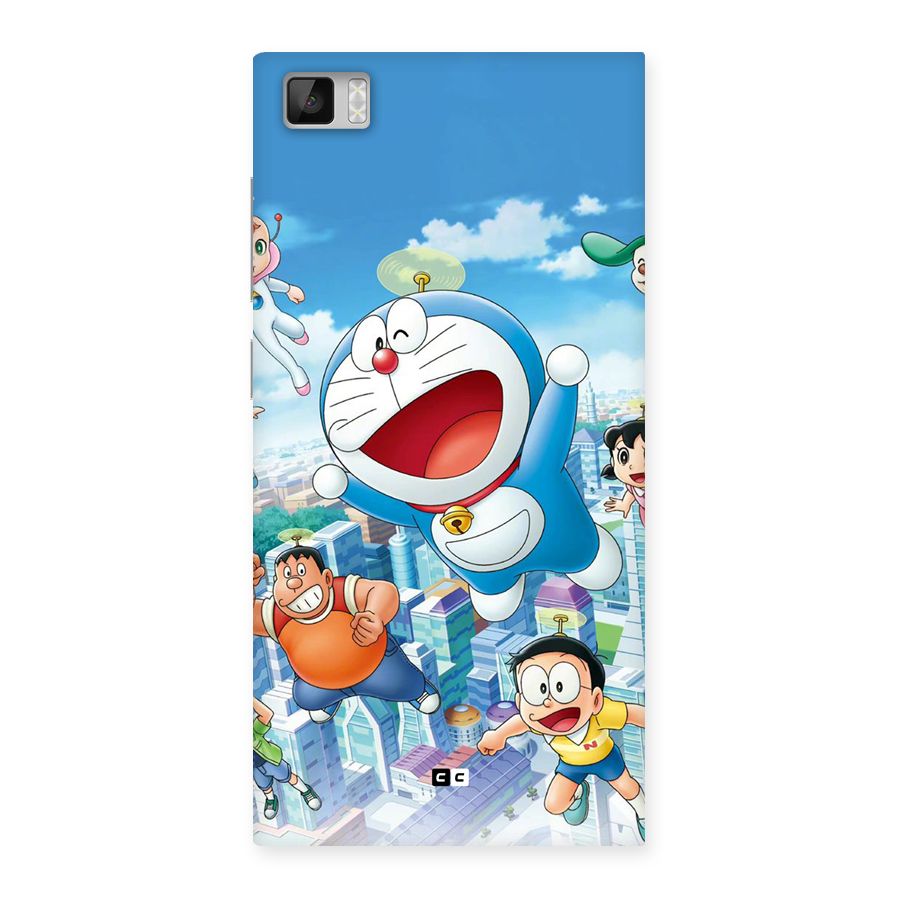 Doremon Flying Back Case for Mi3