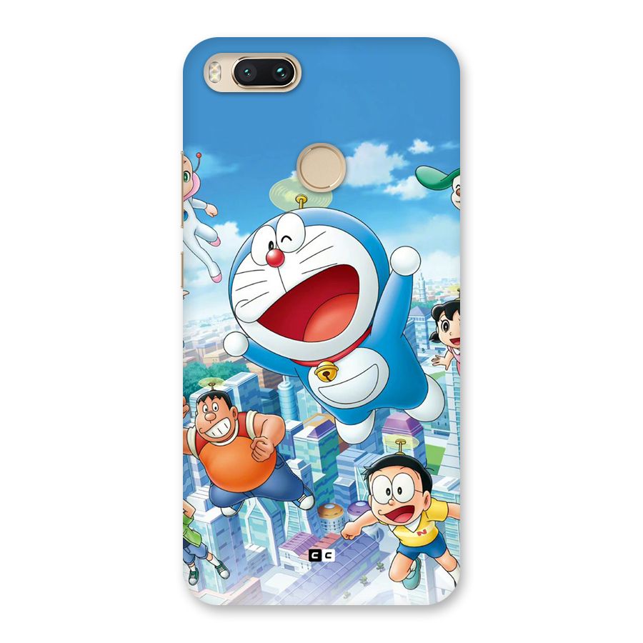 Doremon Flying Back Case for Mi A1