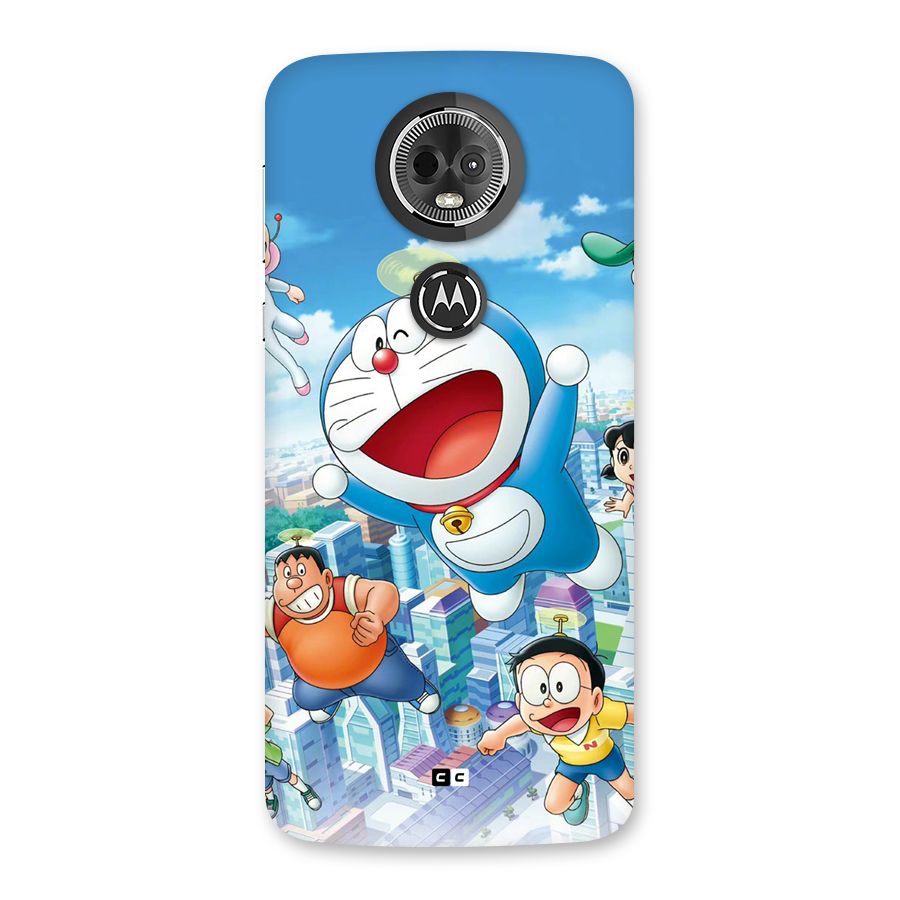 Doremon Flying Back Case for Moto E5 Plus