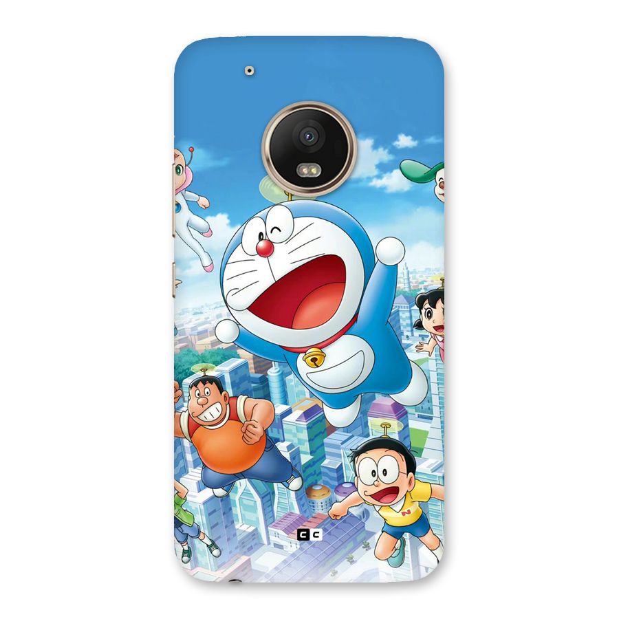 Doremon Flying Back Case for Moto G5 Plus