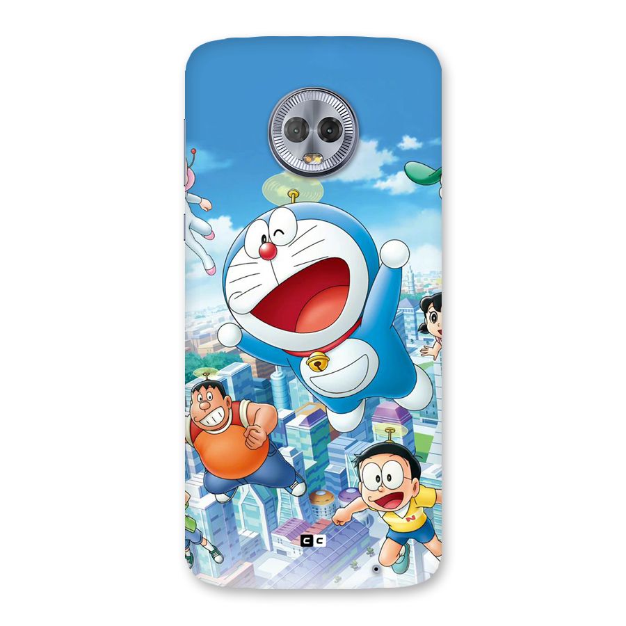 Doremon Flying Back Case for Moto G6 Plus