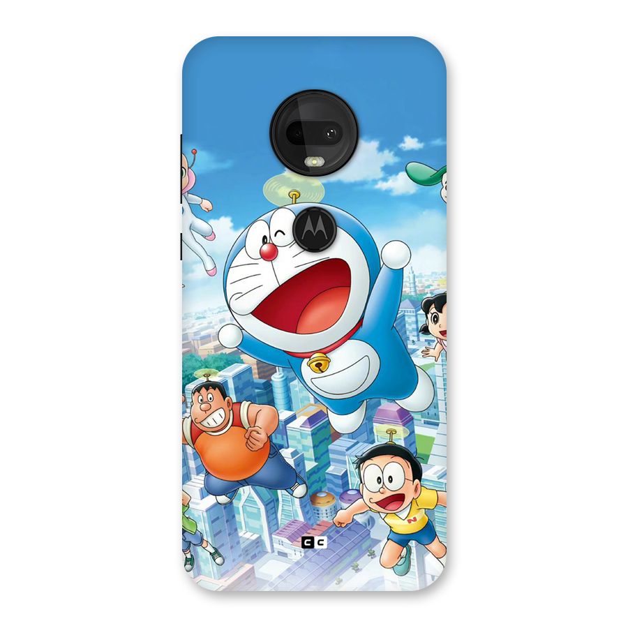 Doremon Flying Back Case for Moto G7