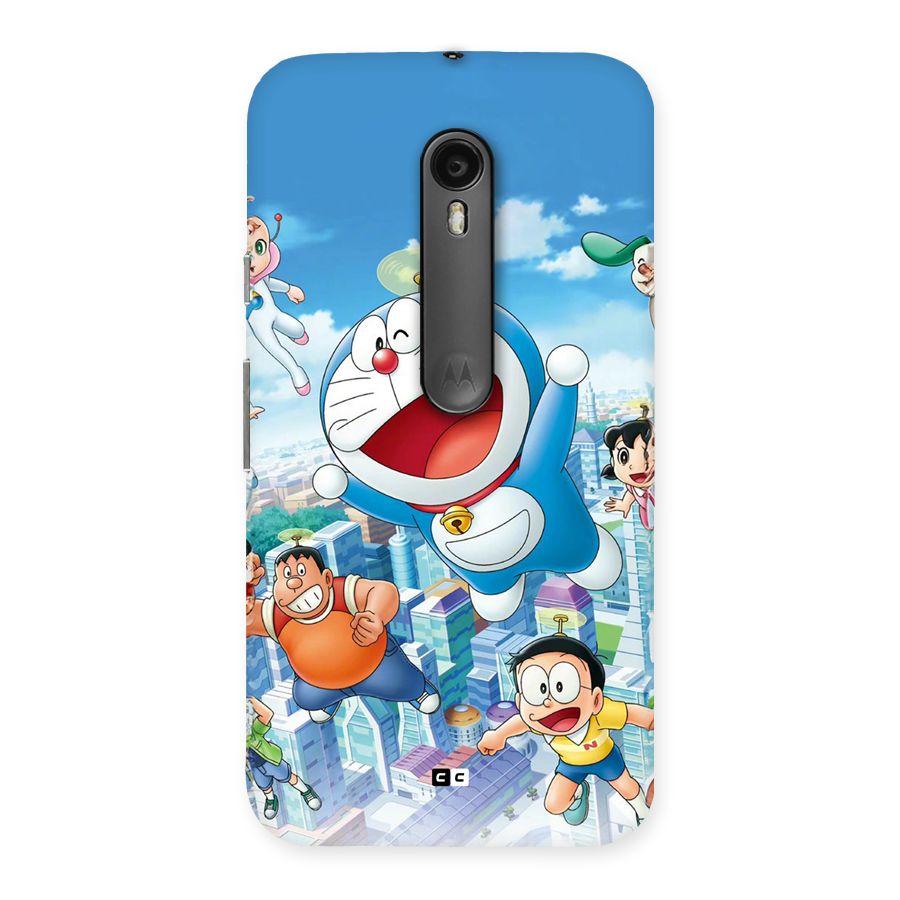 Doremon Flying Back Case for Moto G Turbo