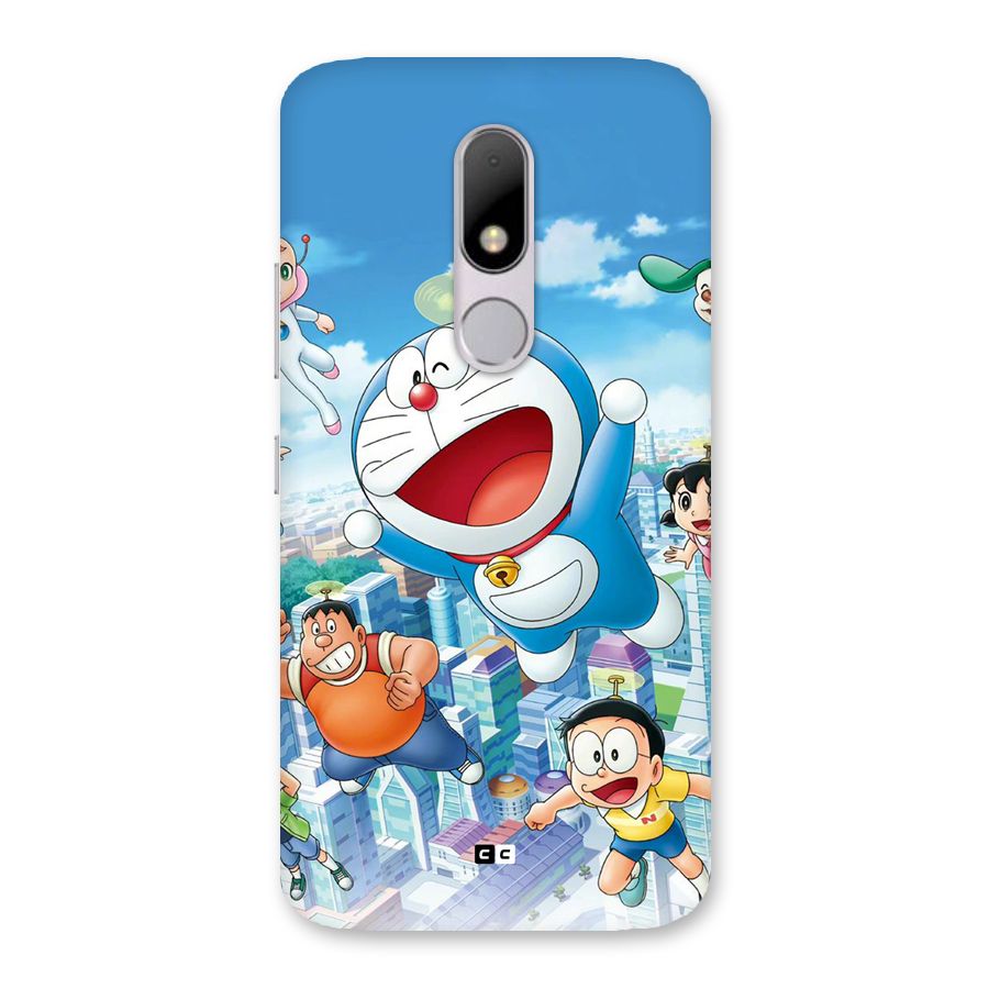 Doremon Flying Back Case for Moto M
