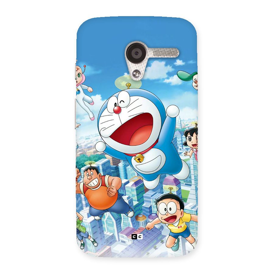 Doremon Flying Back Case for Moto X