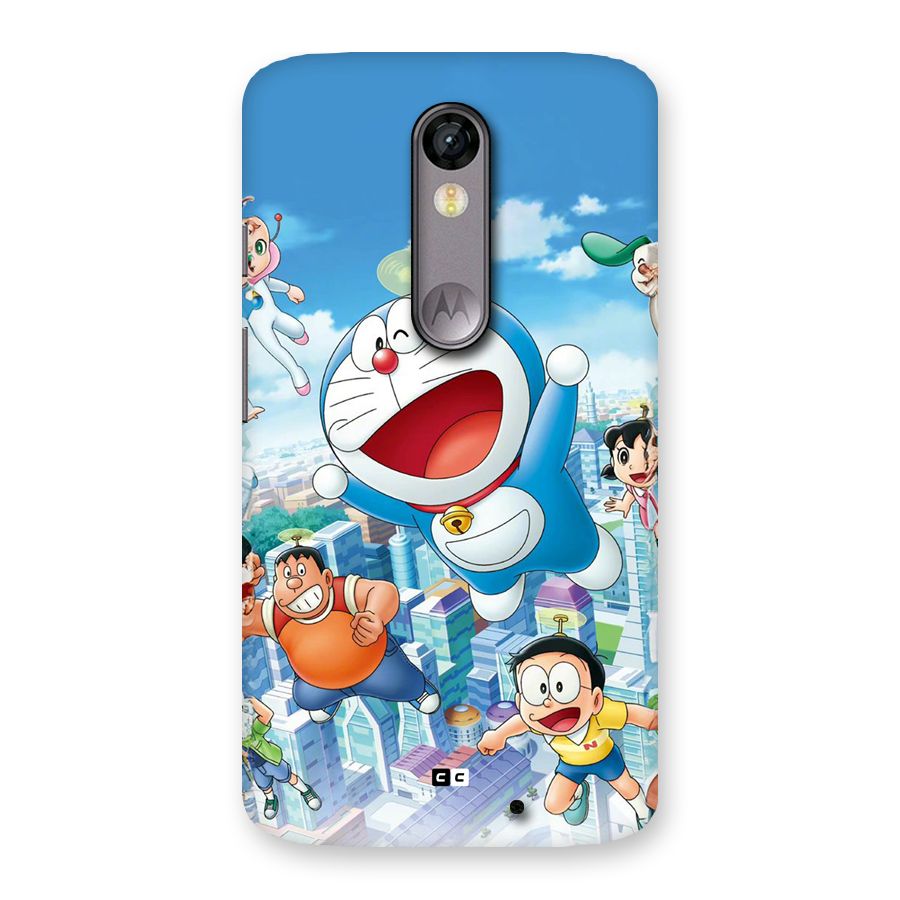Doremon Flying Back Case for Moto X Force