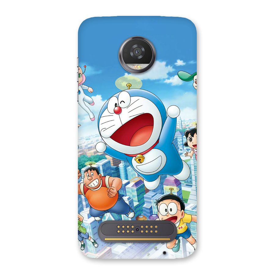 Doremon Flying Back Case for Moto Z2 Play