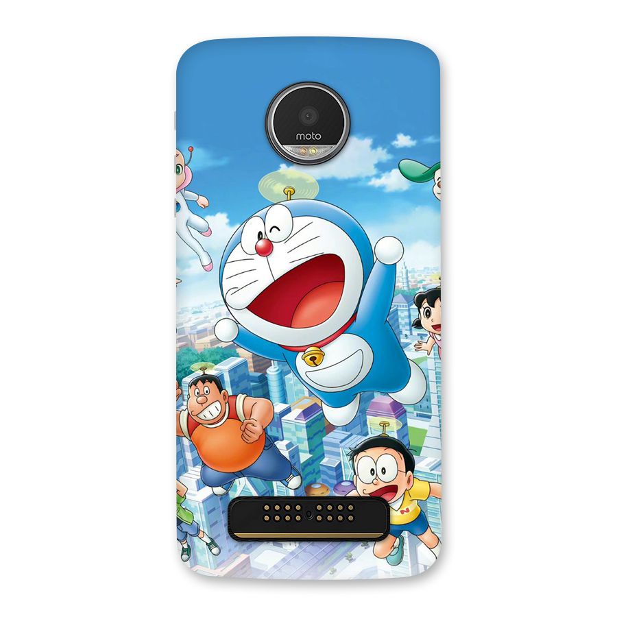 Doremon Flying Back Case for Moto Z Play