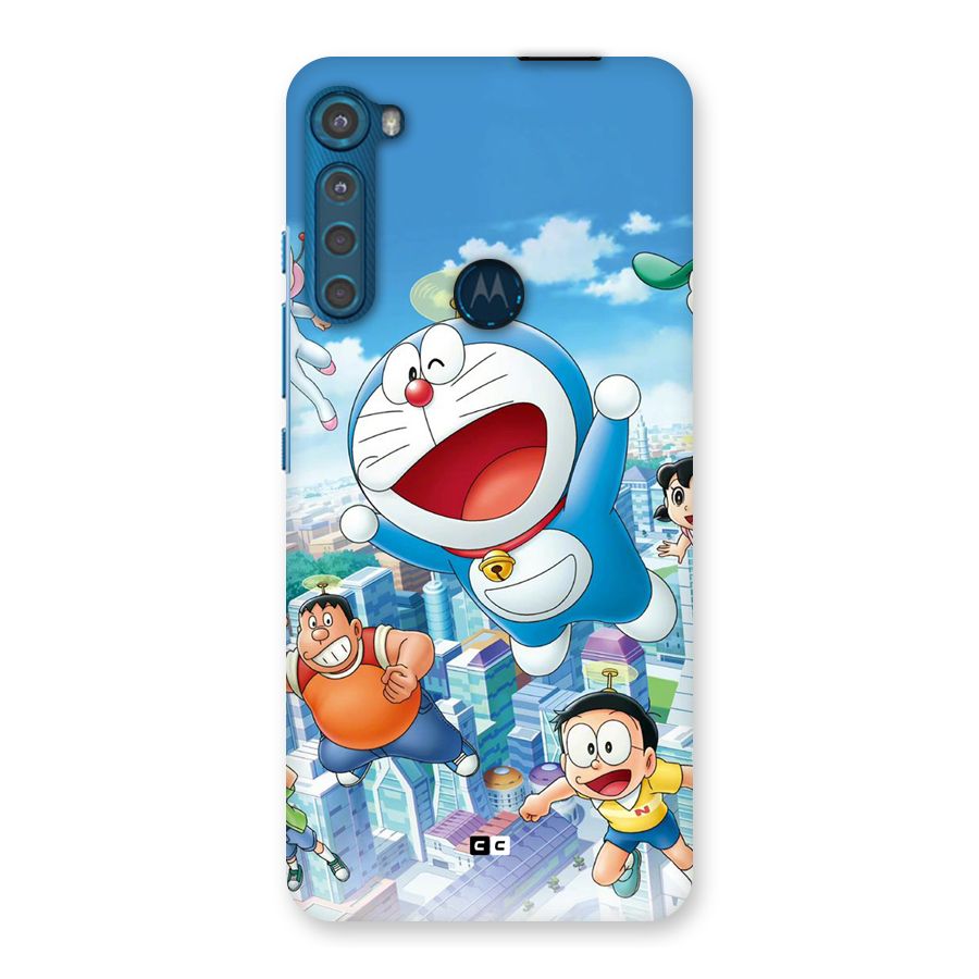 Doremon Flying Back Case for Motorola One Fusion Plus