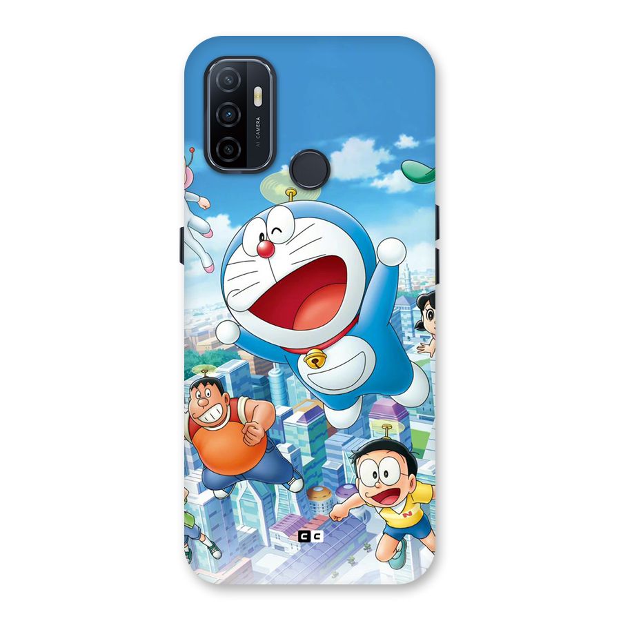 Doremon Flying Back Case for Oppo A32