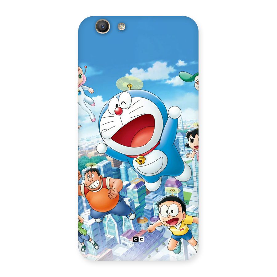 Doremon Flying Back Case for Oppo F1s
