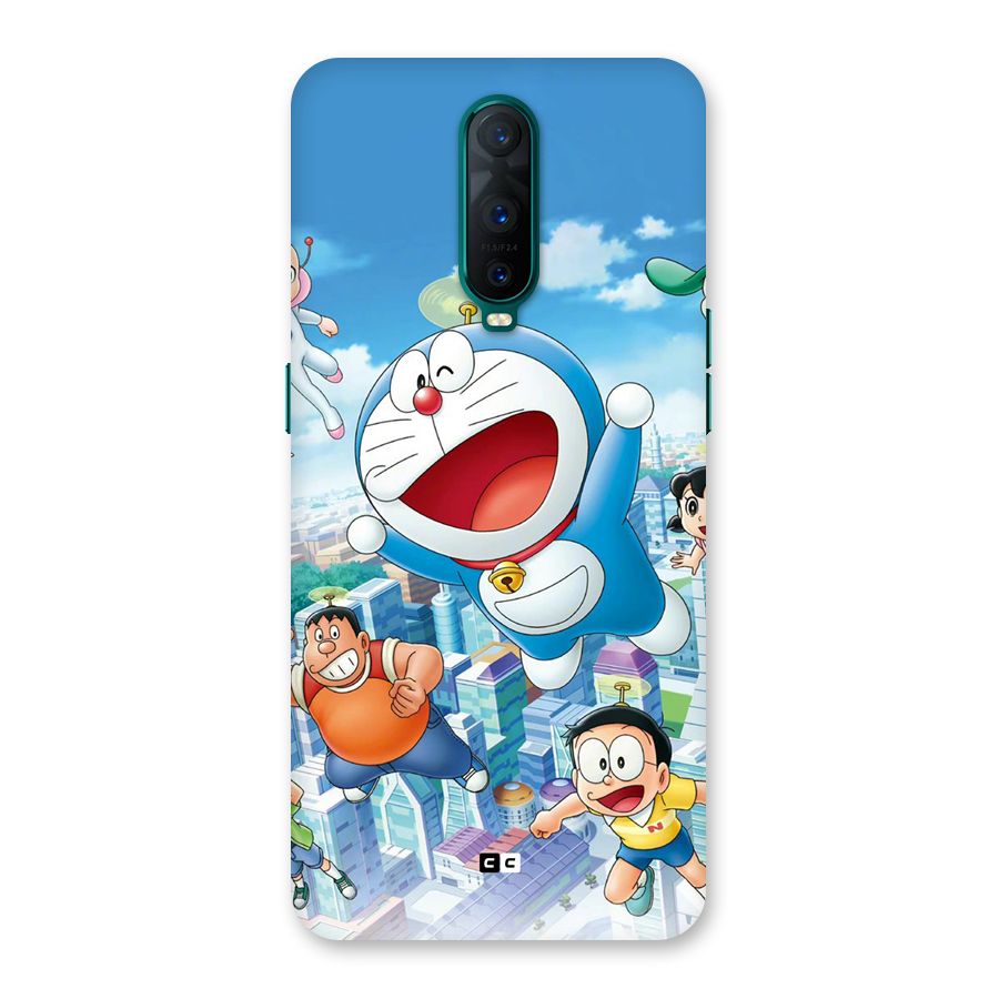 Doremon Flying Back Case for Oppo R17 Pro