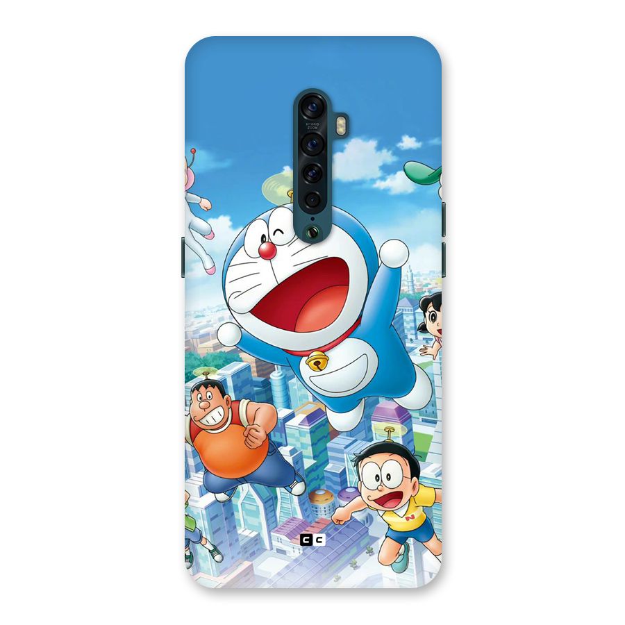 Doremon Flying Back Case for Oppo Reno2