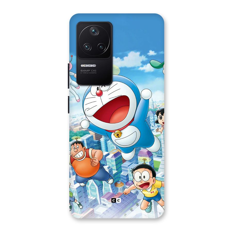 Doremon Flying Back Case for Poco F4 5G