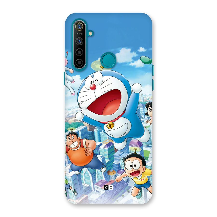 Doremon Flying Back Case for Realme 5i