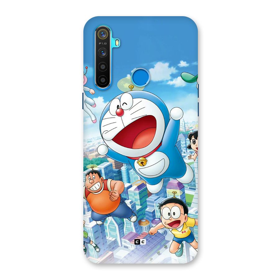 Doremon Flying Back Case for Realme 5s