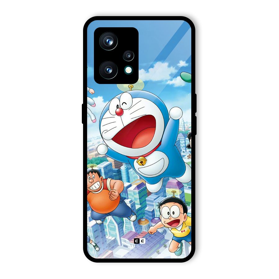 Doremon Flying Back Case for Realme 9