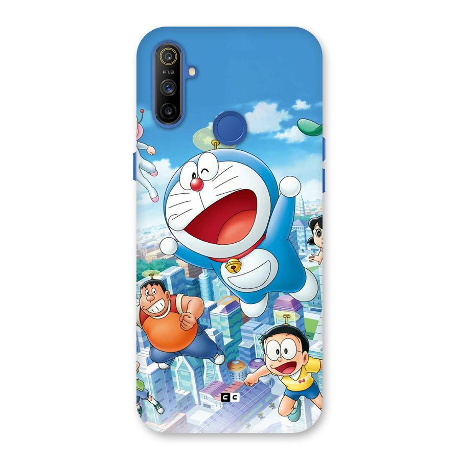 Doremon Flying Back Case for Realme Narzo 10A