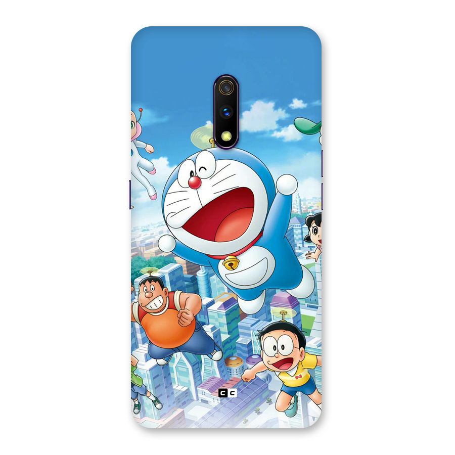 Doremon Flying Back Case for Realme X