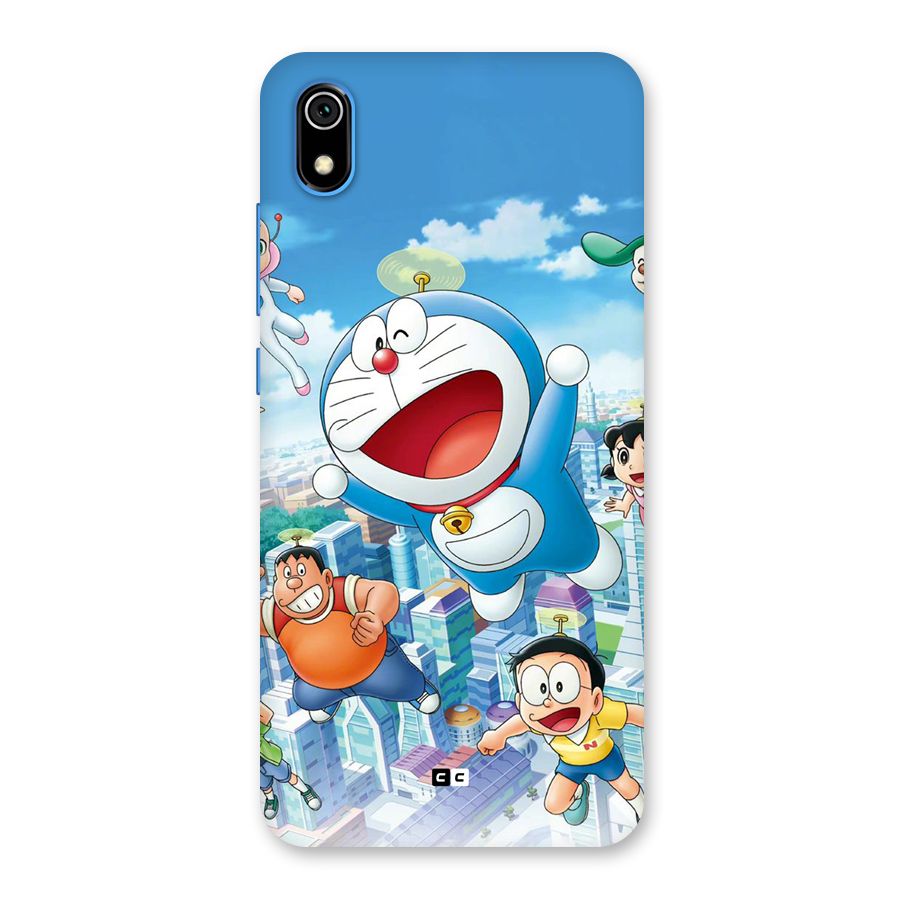 Doremon Flying Back Case for Redmi 7A