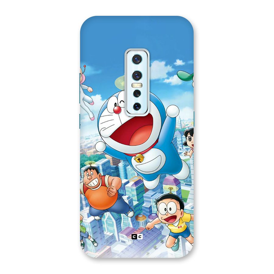 Doremon Flying Back Case for Vivo V17 Pro