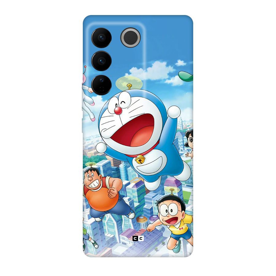 Doremon Flying Back Case for Vivo V27