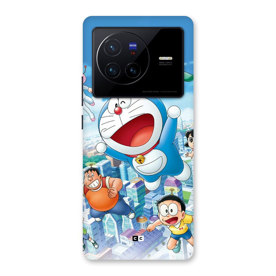 Doremon Flying Back Case for Vivo X80