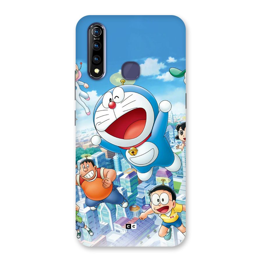 Doremon Flying Back Case for Vivo Z1 Pro