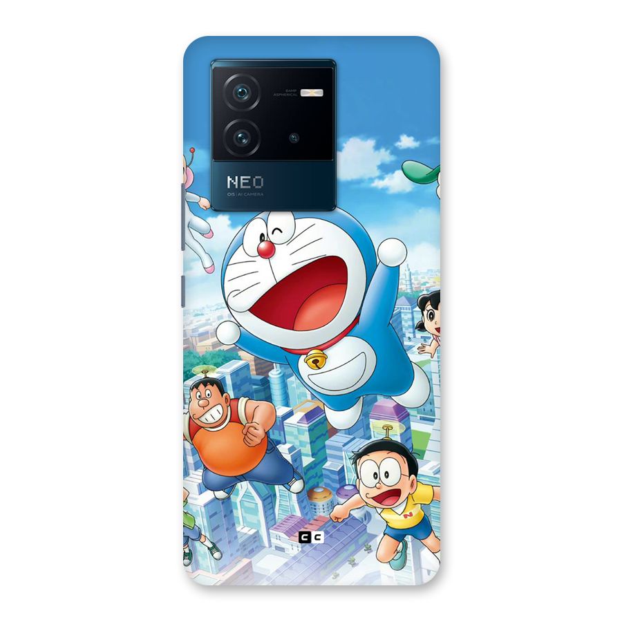 Doremon Flying Back Case for Vivo iQOO Neo 6 5G