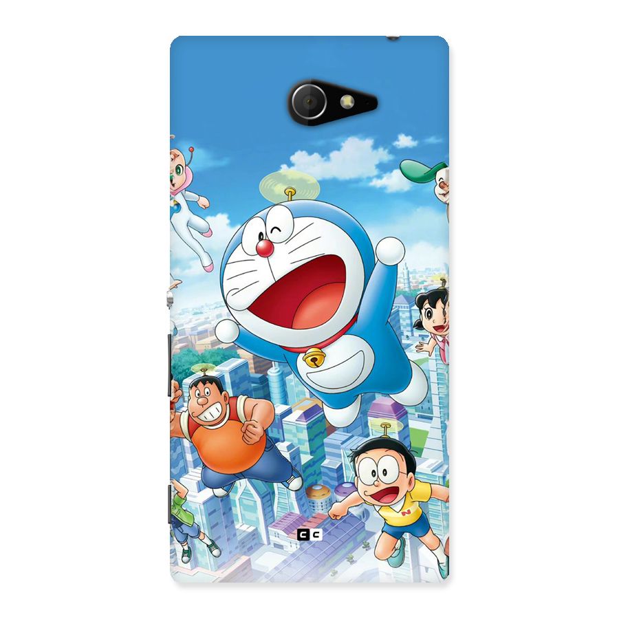 Doremon Flying Back Case for Xperia M2