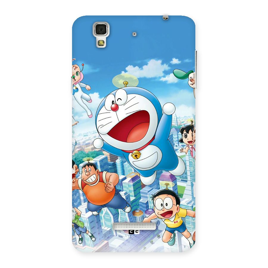 Doremon Flying Back Case for YU Yureka Plus