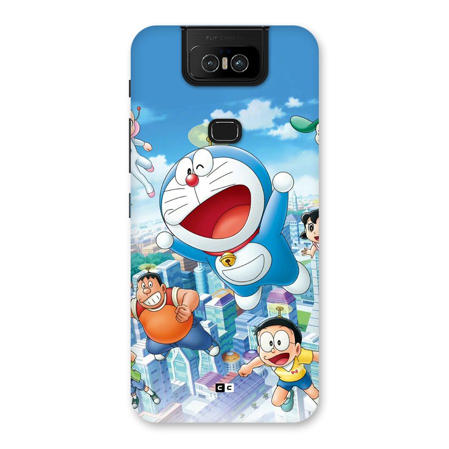 Doremon Flying Back Case for Zenfone 6z