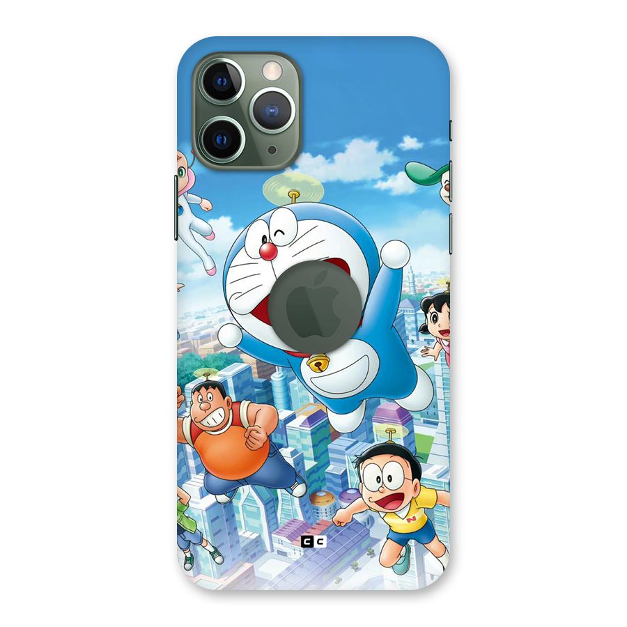 Doremon Flying Back Case for iPhone 11 Pro Logo Cut