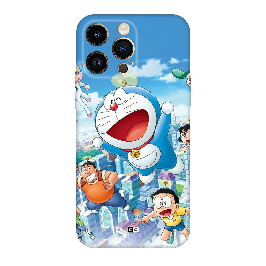Doremon Flying Back Case for iPhone 14 Pro Max