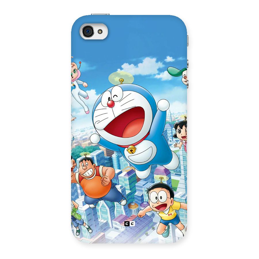 Doremon Flying Back Case for iPhone 4 4s