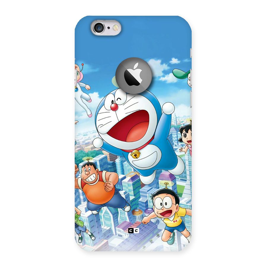 Doremon Flying Back Case for iPhone 6 Logo Cut