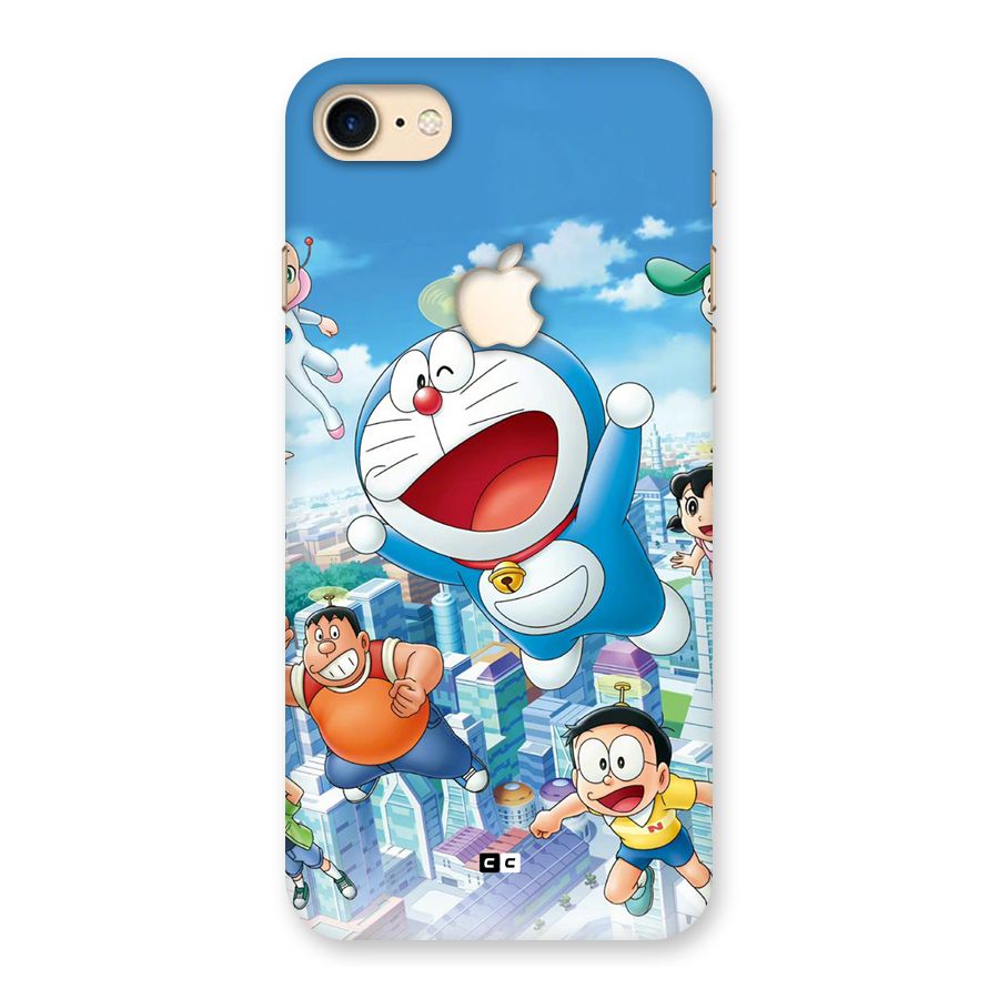 Doremon Flying Back Case for iPhone 7 Apple Cut