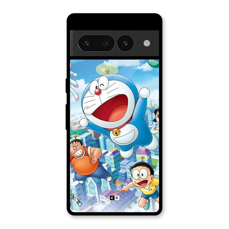 Doremon Flying Glass Back Case for Google Pixel 7 Pro