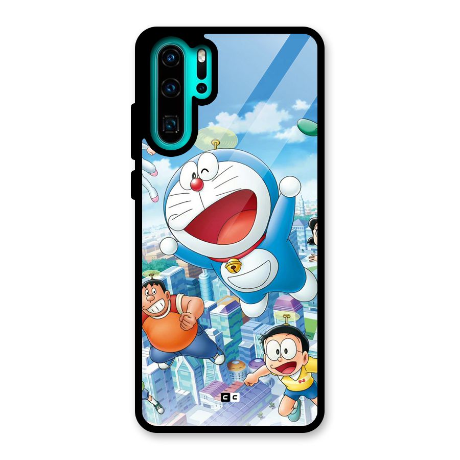 Doremon Flying Glass Back Case for Huawei P30 Pro