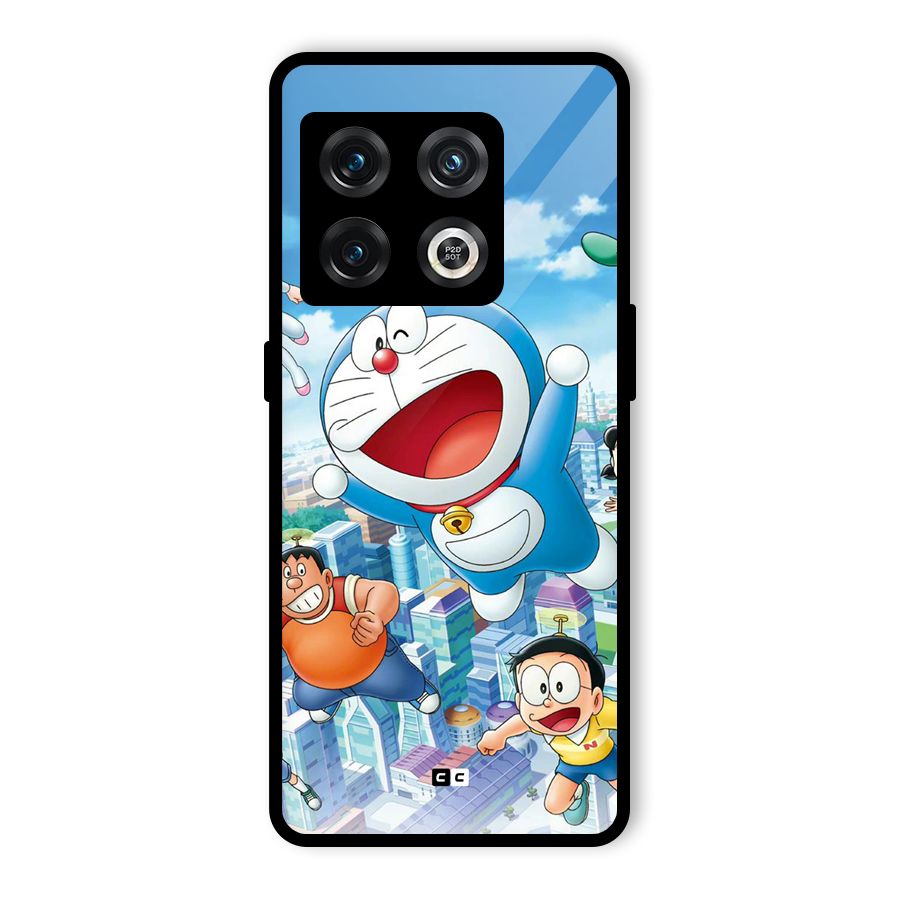 Doremon Flying Glass Back Case for OnePlus 10 Pro 5G